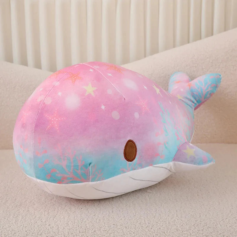 kawaiies-softtoys-plushies-kawaii-plush-Galaxy Starry Kawaii Blue Pink Whale Plushies Soft toy Pink 16in / 40cm 