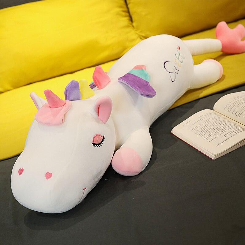 Giant Unicorn Body Pillow Plushies - Kawaiies - Adorable - Cute - Plushies - Plush - Kawaii