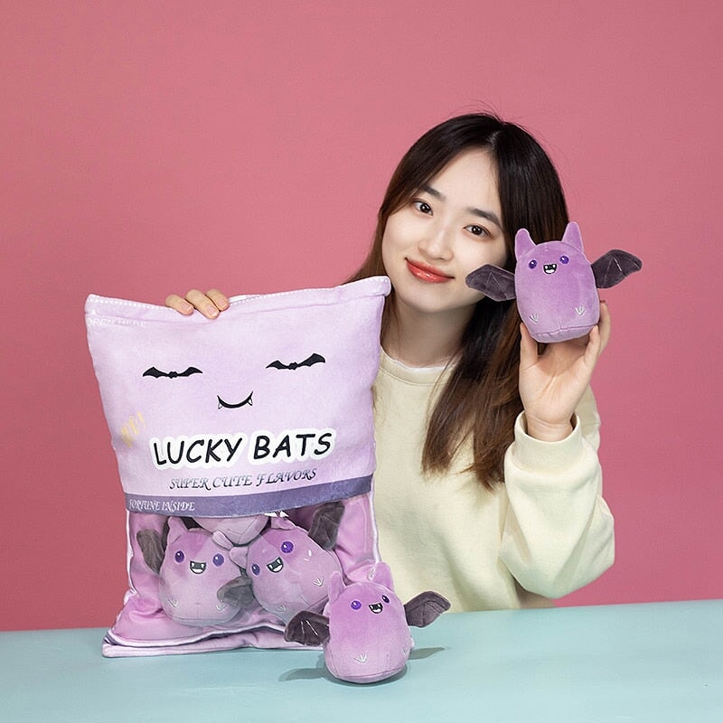 kawaiies-softtoys-plushies-kawaii-plush-Halloween Bats Purple Orange Candy Bag Plushie Soft toy Purple 