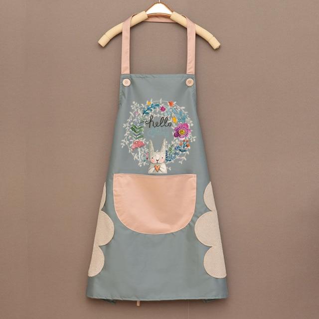 Hello Spring Rabbit Chef Apron - Kawaiies - Adorable - Cute - Plushies - Plush - Kawaii