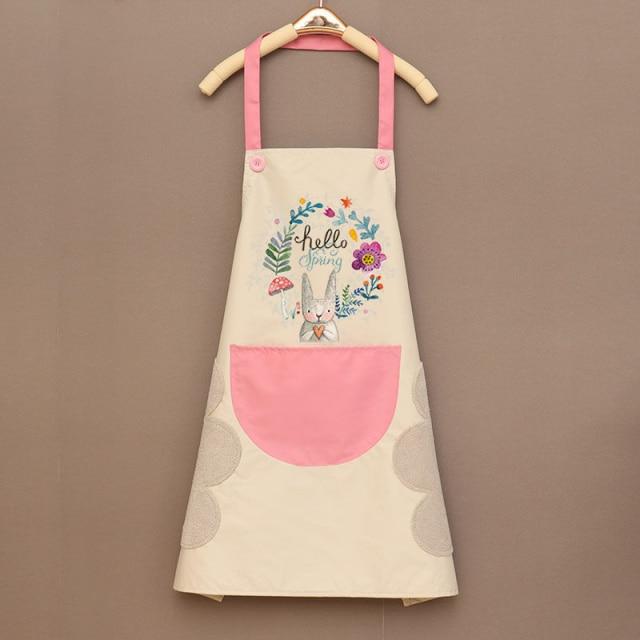 Hello Spring Rabbit Chef Apron - Kawaiies - Adorable - Cute - Plushies - Plush - Kawaii