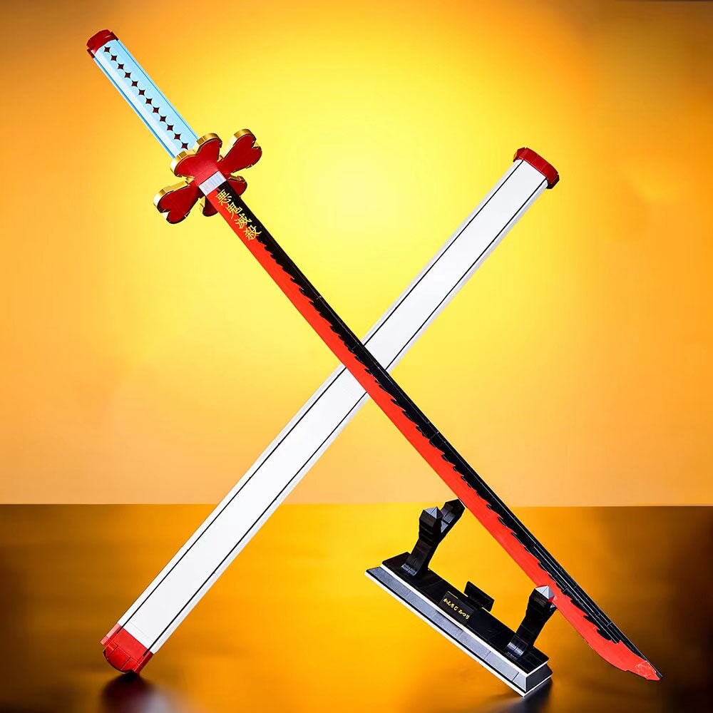 kawaiies-softtoys-plushies-kawaii-plush-Kanroji Mitsuri Love Sword and Stand Building Blocks Build it 