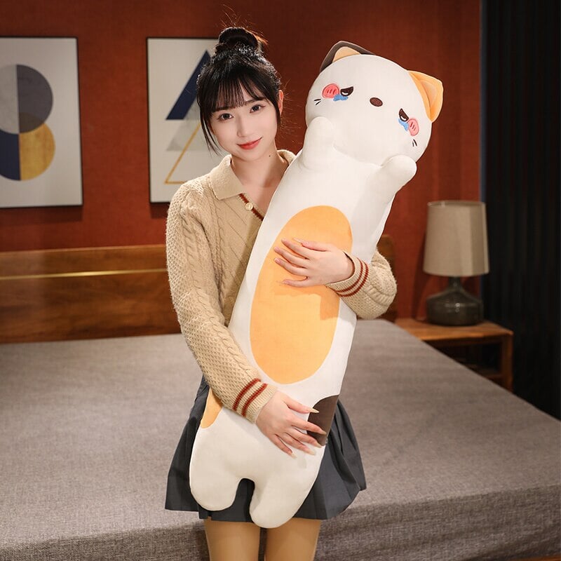 Kawaii 100cm Long Snuggly Dog Cat Pig Plushie Collection | NEW - Kawaiies - Adorable - Cute - Plushies - Plush - Kawaii