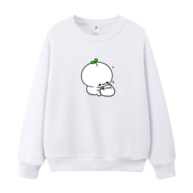 Kawaii Bao Bun Oversized Sweatshirt - Kawaiies - Adorable - Cute - Plushies - Plush - Kawaii