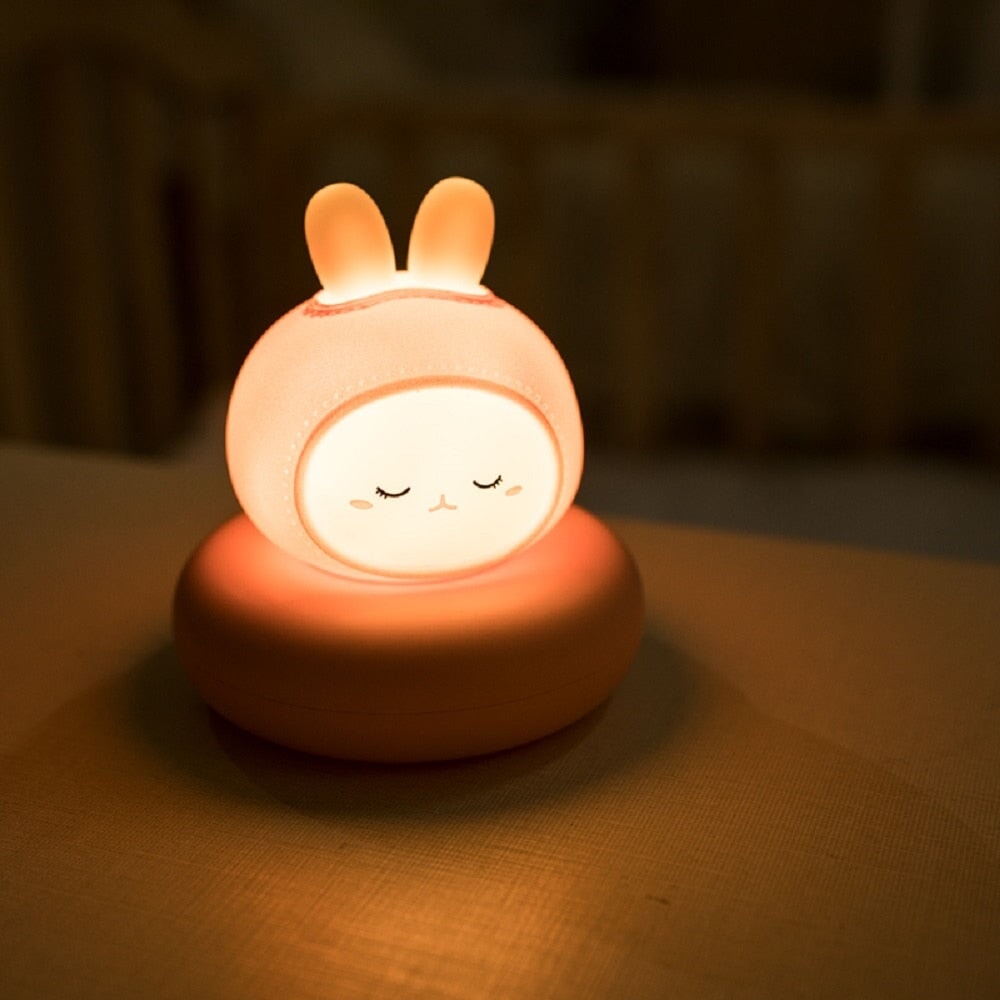 Kawaii Bear Bunny Duck Cat LED Night Light - Kawaiies - Adorable - Cute - Plushies - Plush - Kawaii