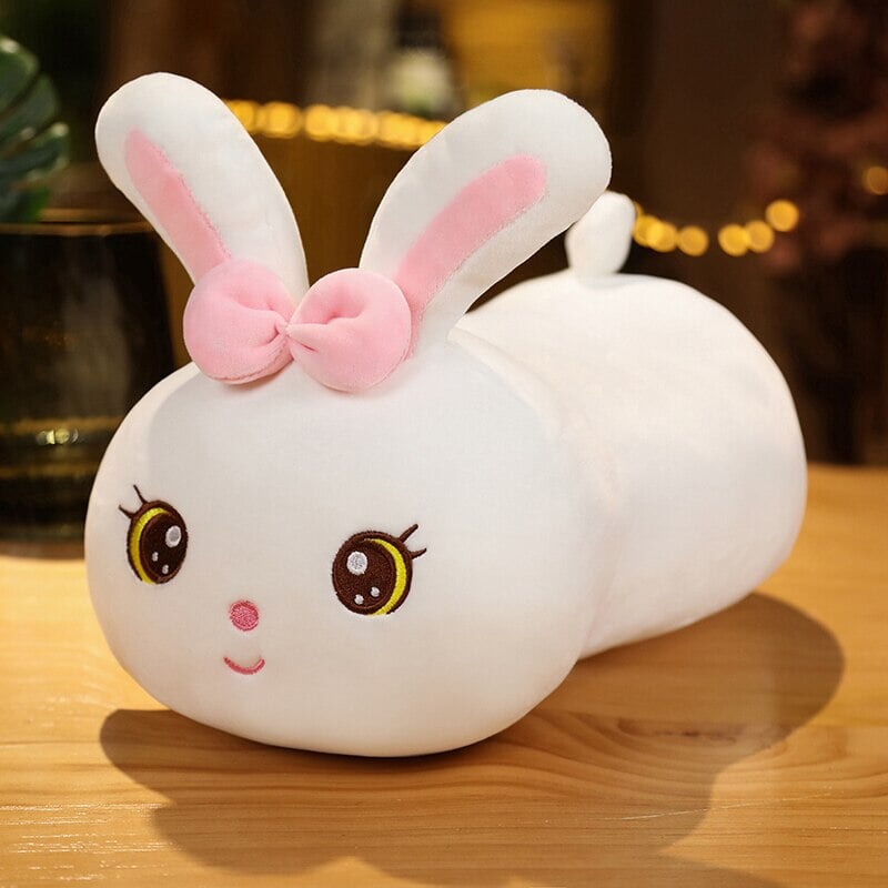 Kawaii Bunny Long Pillow Plushie - Kawaiies - Adorable - Cute - Plushies - Plush - Kawaii