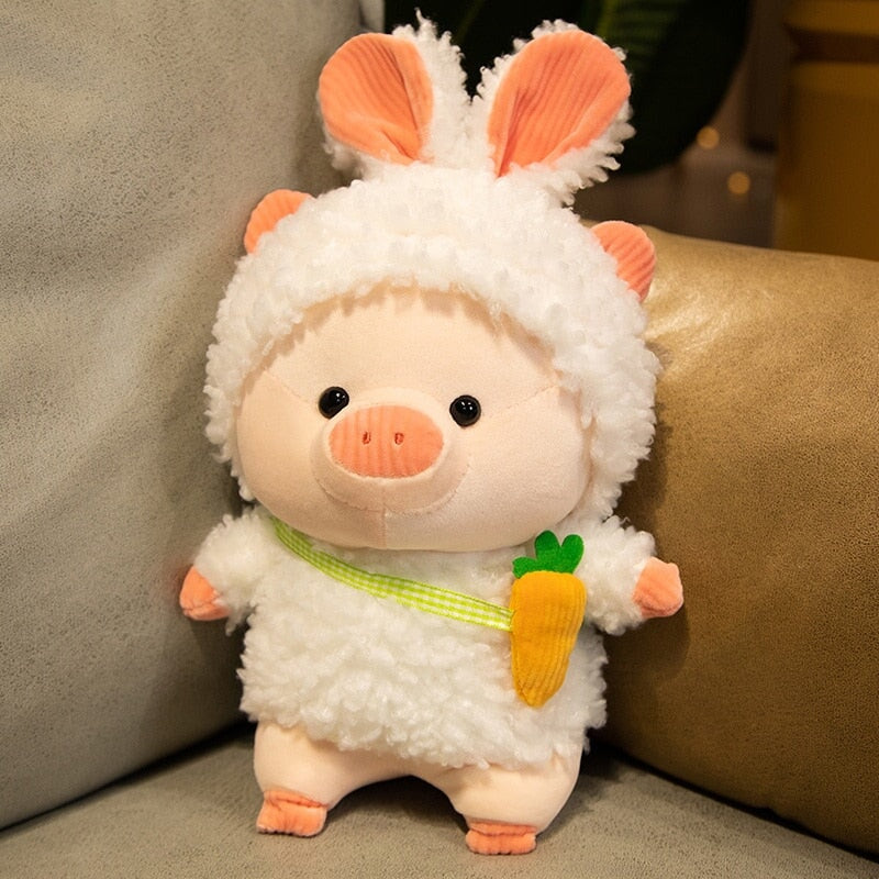 Kawaii Fluffy Cosplay Piggy Plushies - Kawaiies - Adorable - Cute - Plushies - Plush - Kawaii