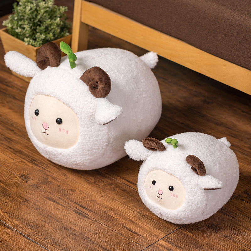 Kawaii Fluffy Sheep Goat Ram Plushie - Kawaiies - Adorable - Cute - Plushies - Plush - Kawaii