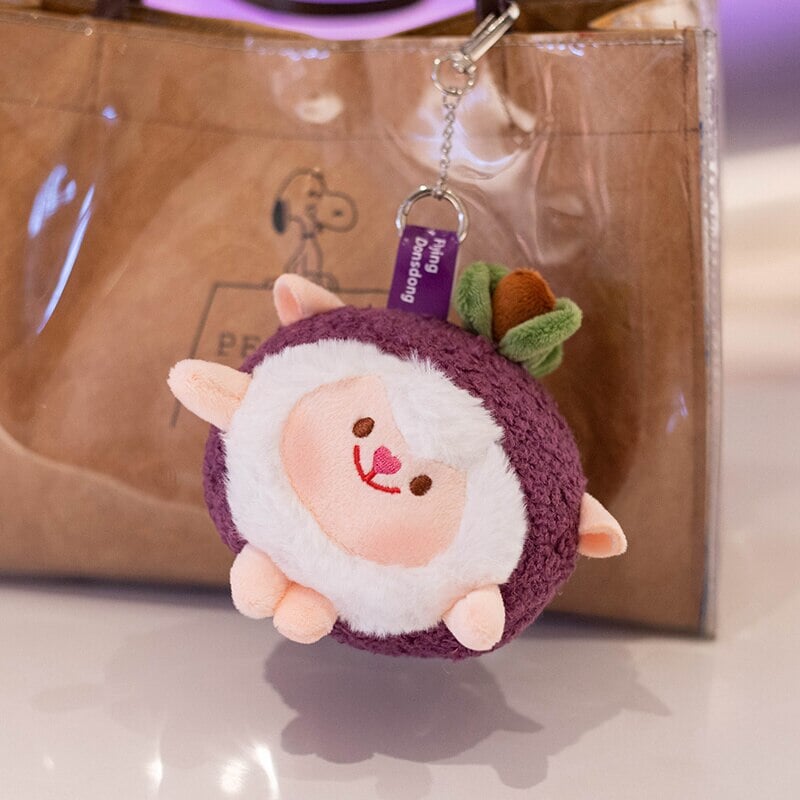 Kawaii Mangosteen Sheep Plushie | NEW - Kawaiies - Adorable - Cute - Plushies - Plush - Kawaii