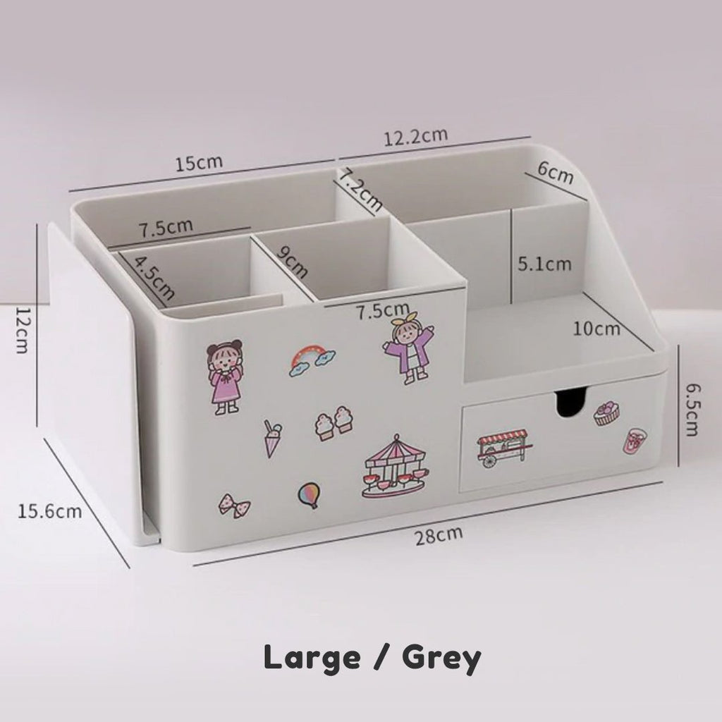 Kawaii Multifunctional Desktop Organiser - Kawaiies - Adorable - Cute - Plushies - Plush - Kawaii