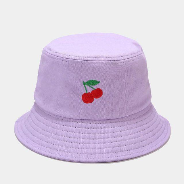 Kawaii Pastel Fruit Bucket Hat - Kawaiies - Adorable - Cute - Plushies - Plush - Kawaii