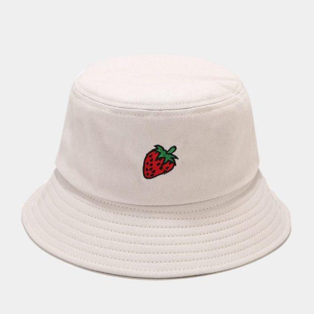 Kawaii Pastel Fruit Bucket Hat - Kawaiies - Adorable - Cute - Plushies - Plush - Kawaii