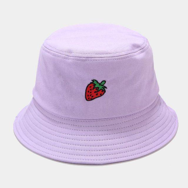 Kawaii Pastel Fruit Bucket Hat - Kawaiies - Adorable - Cute - Plushies - Plush - Kawaii