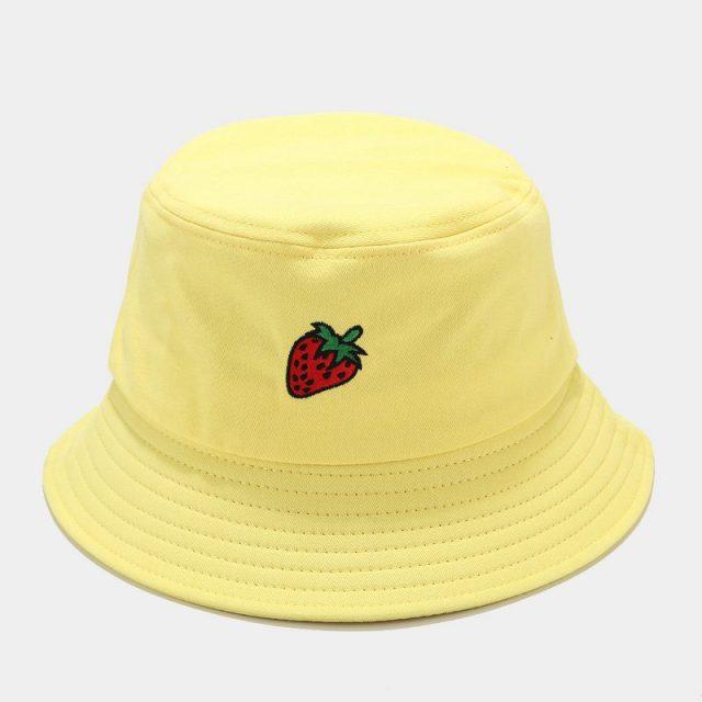 Kawaii Pastel Fruit Bucket Hat - Kawaiies - Adorable - Cute - Plushies - Plush - Kawaii