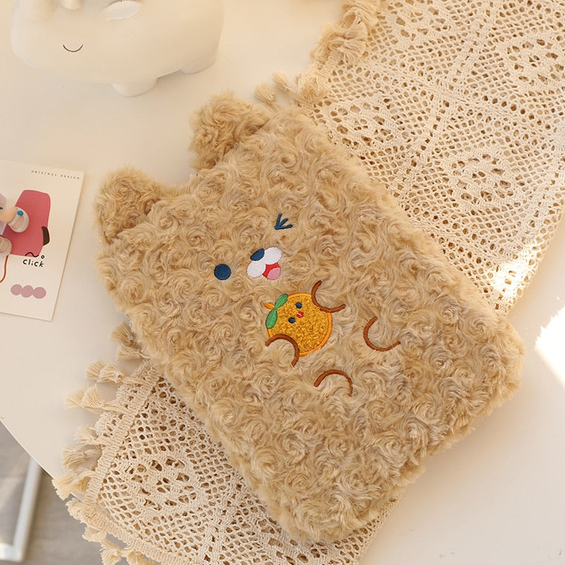 Kawaii Rabbit & Bear iPad Case Pouch Cover - Kawaiies - Adorable - Cute - Plushies - Plush - Kawaii