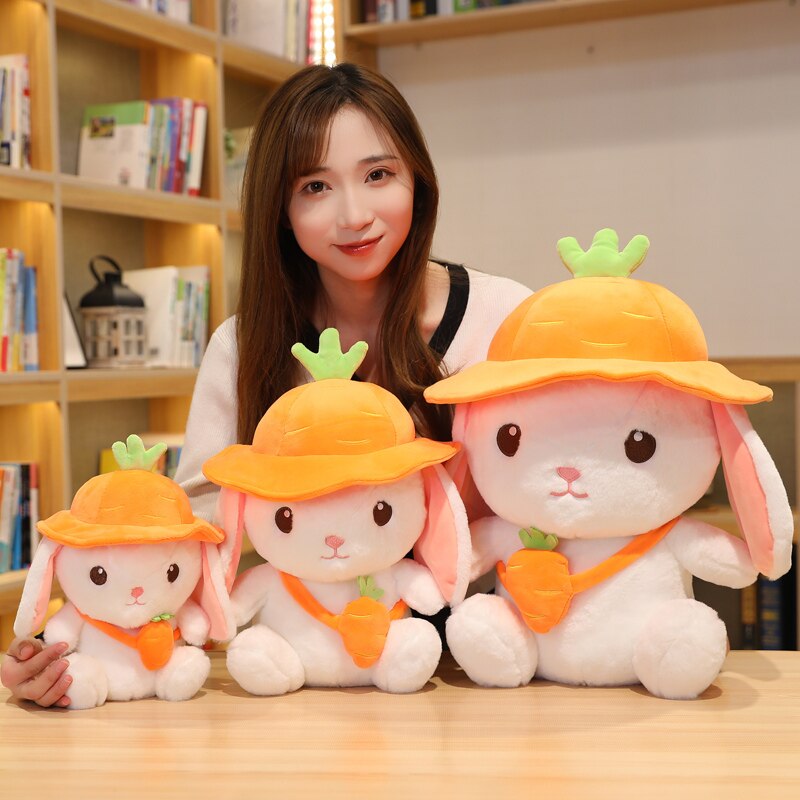 Kawaii White Adventure Bunny Plushies Family - Kawaiies - Adorable - Cute - Plushies - Plush - Kawaii