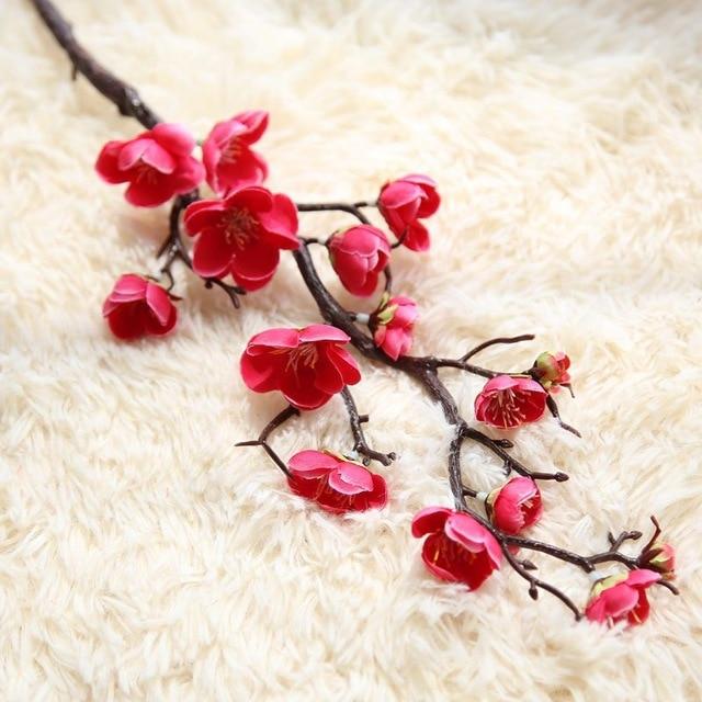 Long Artificial Plastic Sakura Cherry Tree Branch - Kawaiies - Adorable - Cute - Plushies - Plush - Kawaii