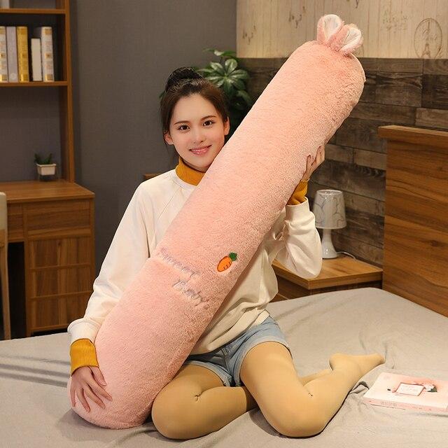 Long Fluffy Animal Body Pillow Plushies - Kawaiies - Adorable - Cute - Plushies - Plush - Kawaii