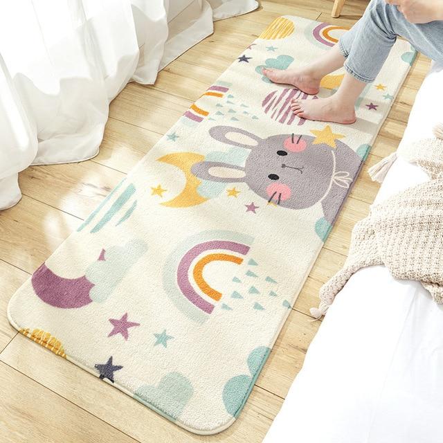 Long Fluffy Kawaii Bedroom Rugs - Kawaiies - Adorable - Cute - Plushies - Plush - Kawaii