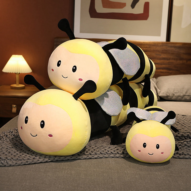 Long Snuggly Bee Wasp Plushie - Kawaiies - Adorable - Cute - Plushies - Plush - Kawaii