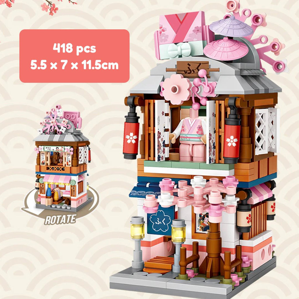 Micro Cute Japanese Stalls Building Sets - Kawaiies - Adorable - Cute - Plushies - Plush - Kawaii