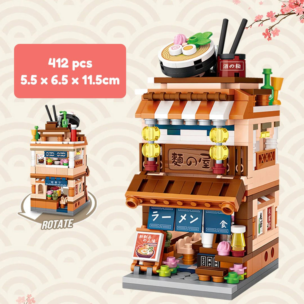 Micro Cute Japanese Stalls Building Sets - Kawaiies - Adorable - Cute - Plushies - Plush - Kawaii