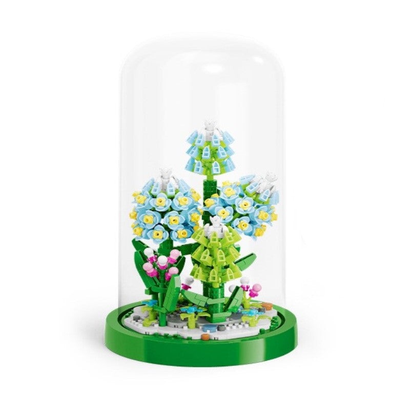 Micro Flowers in a Dome Building Set - Kawaiies - Adorable - Cute - Plushies - Plush - Kawaii