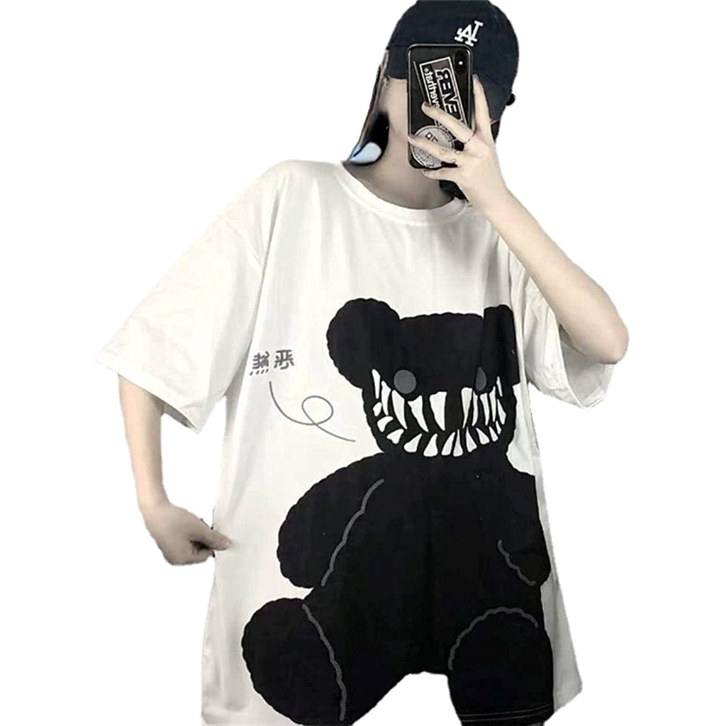 Mine Dark Smiling Teddy Tee  - Limited Stock - Kawaiies - Adorable - Cute - Plushies - Plush - Kawaii