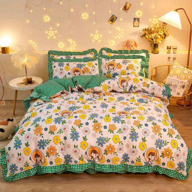 Miss Daisy Kawaii Bedding Set - Kawaiies - Adorable - Cute - Plushies - Plush - Kawaii