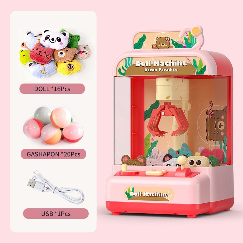 Ocean Paradise Mini Claw Machine - Kawaiies - Adorable - Cute - Plushies - Plush - Kawaii