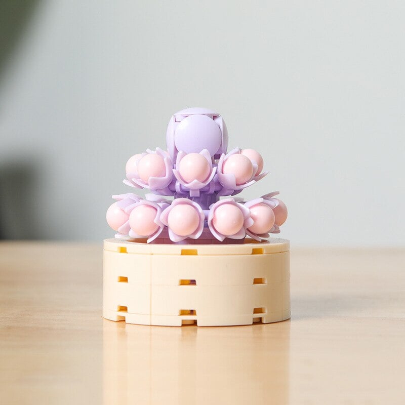 Pastel Flower Succulent Building Block Collection - Kawaiies - Adorable - Cute - Plushies - Plush - Kawaii