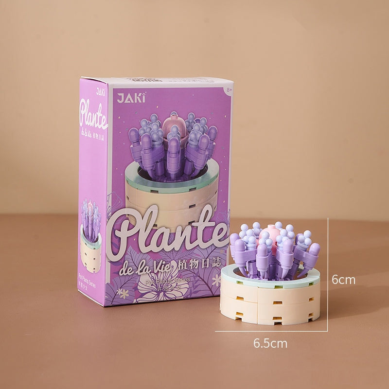 Pastel Flower Succulent Building Block Collection - Kawaiies - Adorable - Cute - Plushies - Plush - Kawaii