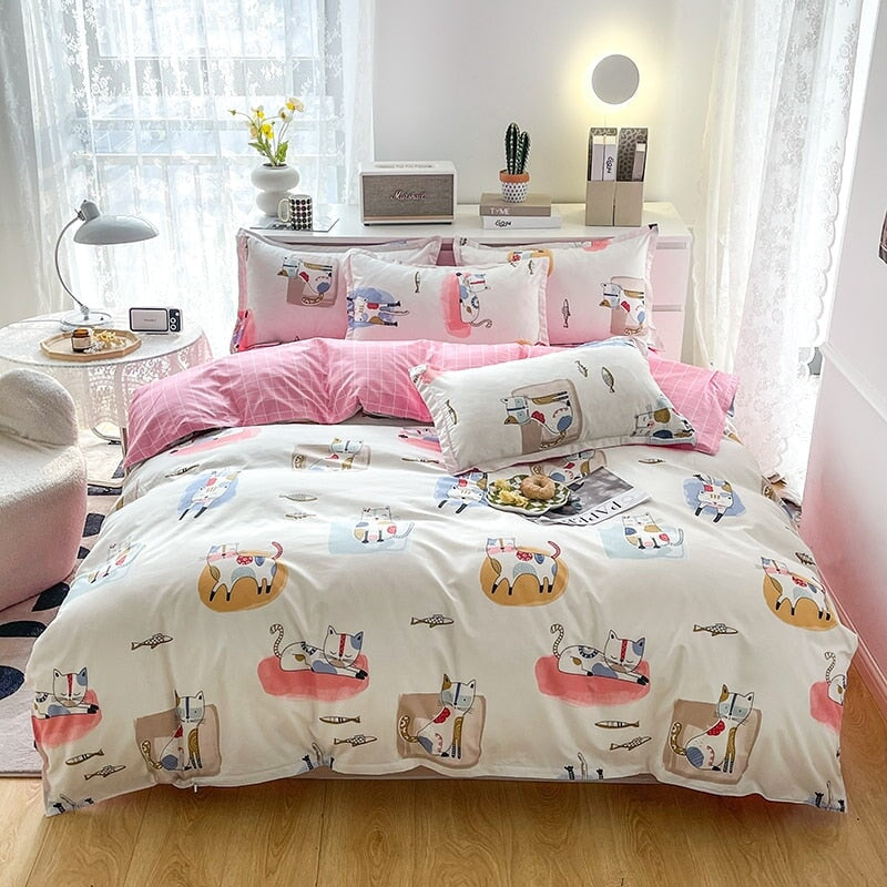 Purr-fect Cat Bedding Set - Kawaiies - Adorable - Cute - Plushies - Plush - Kawaii