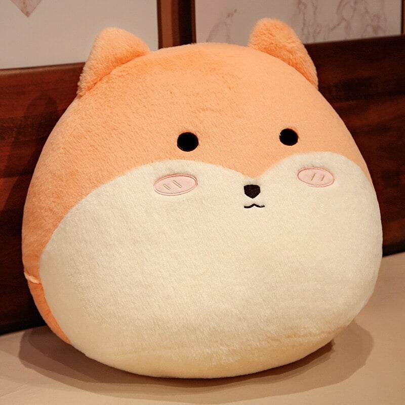 Round Cat Bunny Fox Pillow Plushie Collection - Kawaiies - Adorable - Cute - Plushies - Plush - Kawaii