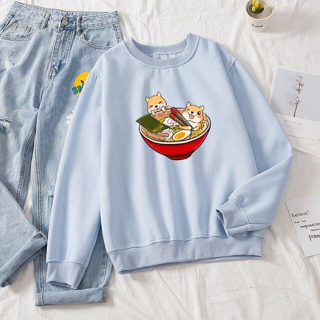 Shibas Bathing in Ramen Sweatshirt - Kawaiies - Adorable - Cute - Plushies - Plush - Kawaii