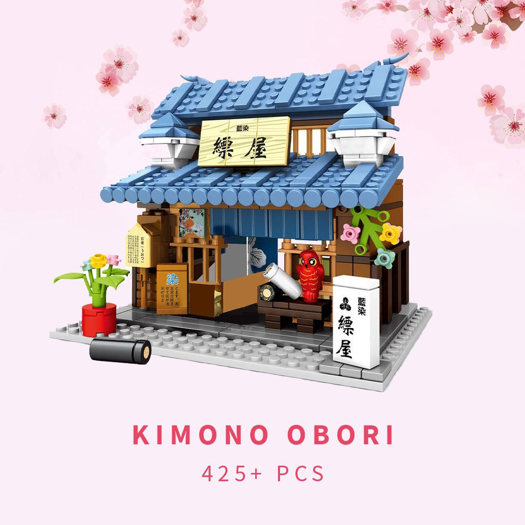 Shirakawa-go Dori Street Japanese Stores Building Sets - Limited Stock - Kawaiies - Adorable - Cute - Plushies - Plush - Kawaii