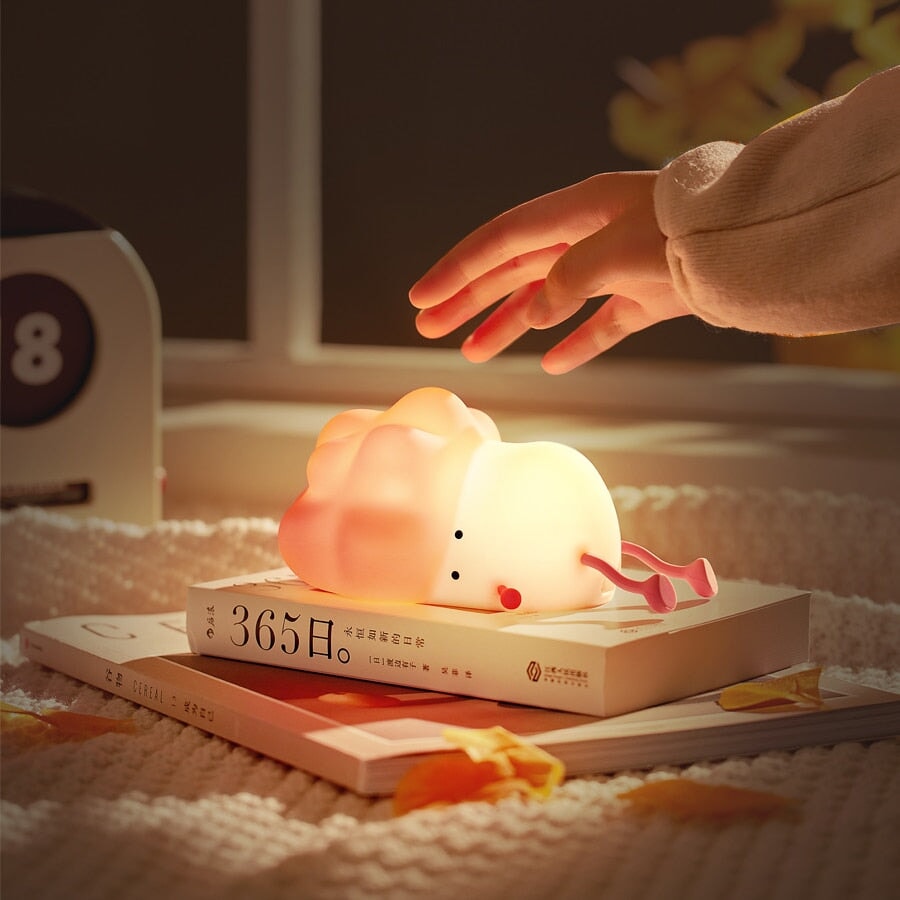 Sleeping Broccoli LED Night Light - Kawaiies - Adorable - Cute - Plushies - Plush - Kawaii