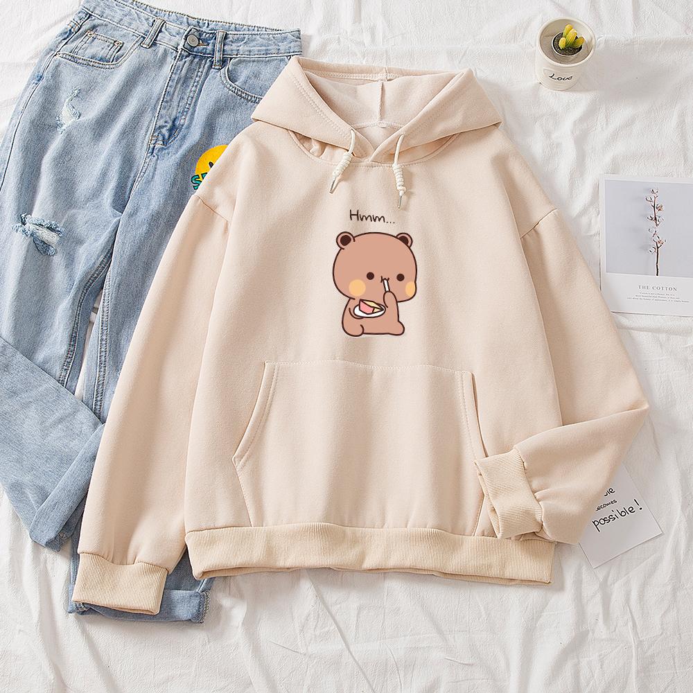 Snacking Teddy Bear Hoodies - Kawaiies - Adorable - Cute - Plushies - Plush - Kawaii