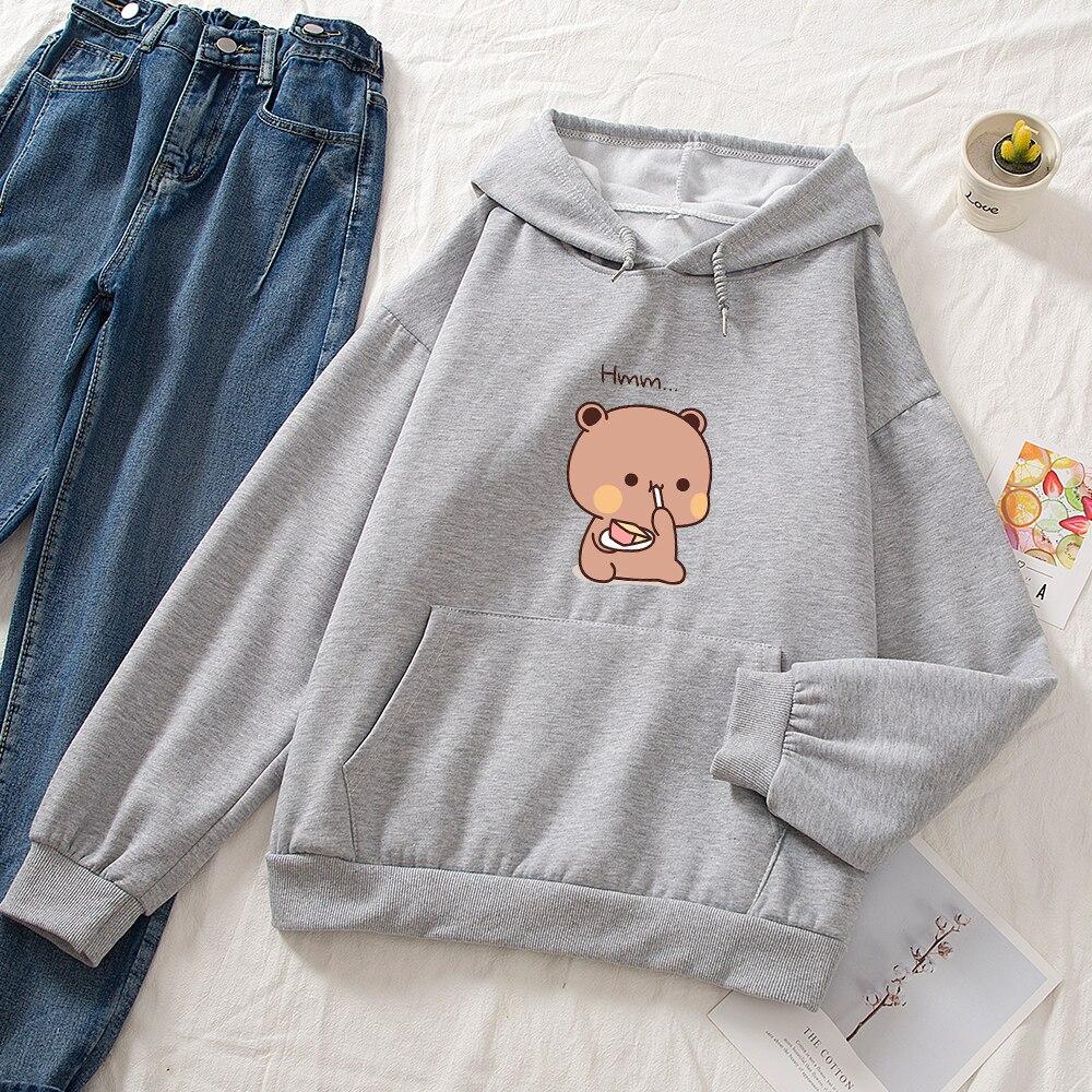 Snacking Teddy Bear Hoodies - Kawaiies - Adorable - Cute - Plushies - Plush - Kawaii