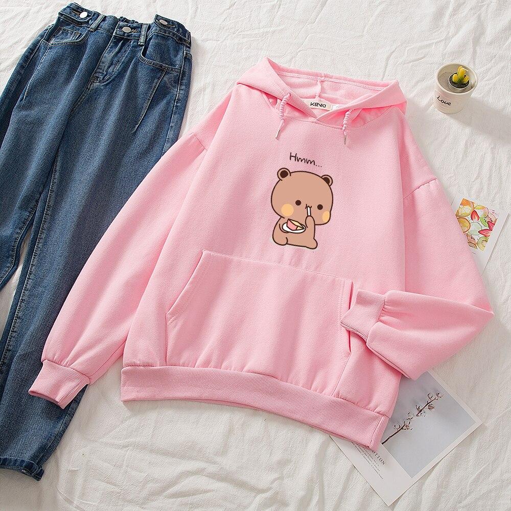 Snacking Teddy Bear Hoodies - Kawaiies - Adorable - Cute - Plushies - Plush - Kawaii