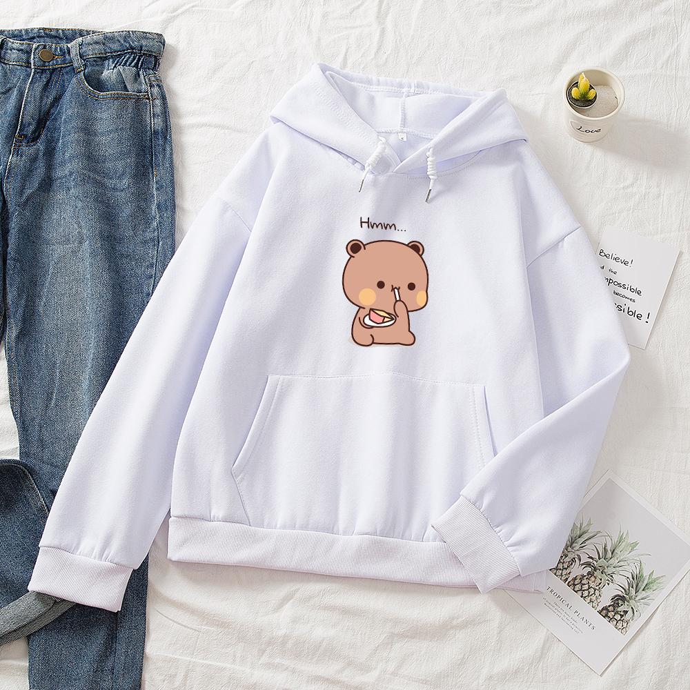 Snacking Teddy Bear Hoodies - Kawaiies - Adorable - Cute - Plushies - Plush - Kawaii