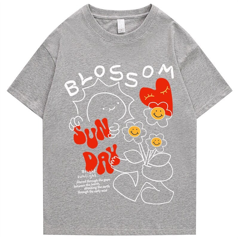 Sun Day Blossom Tee - Kawaiies - Adorable - Cute - Plushies - Plush - Kawaii