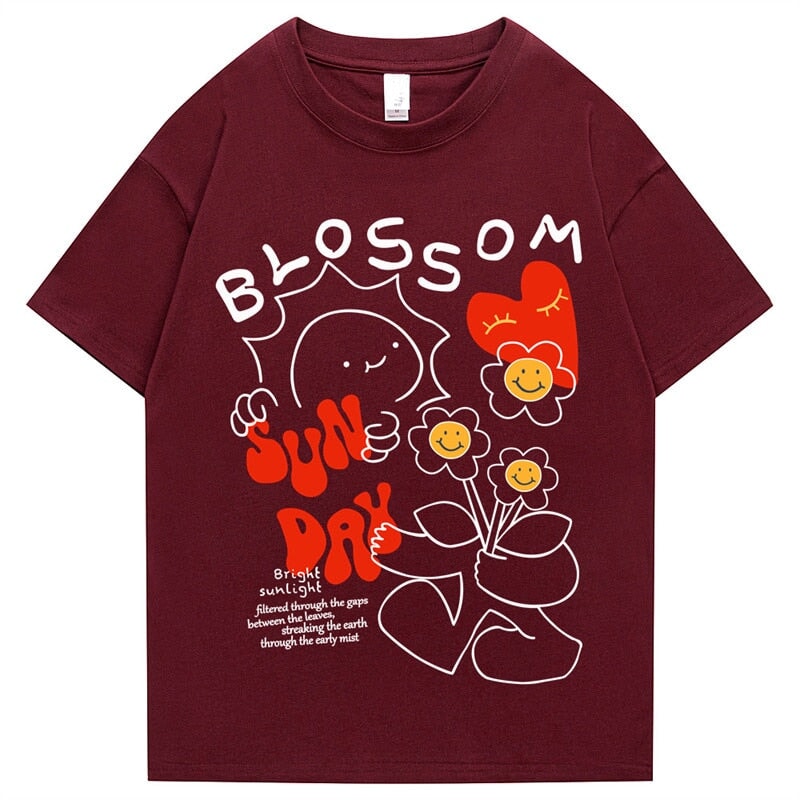 Sun Day Blossom Tee - Kawaiies - Adorable - Cute - Plushies - Plush - Kawaii