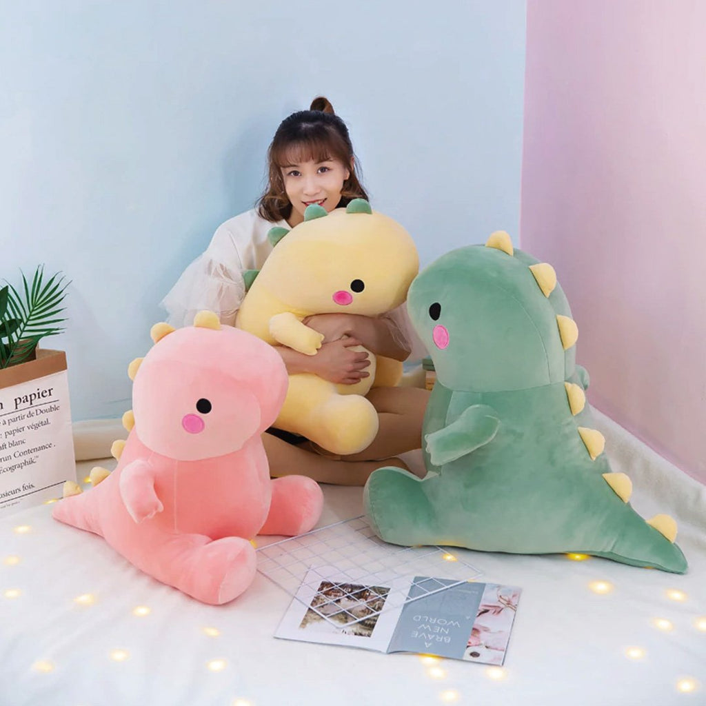 Taco, Taki & Tabi The Dino Family Plushies - Kawaiies - Adorable - Cute - Plushies - Plush - Kawaii