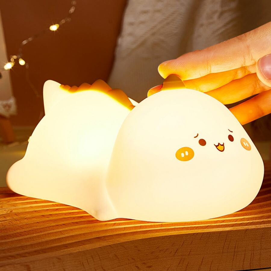 kawaiies-softtoys-plushies-kawaii-plush-Tato Laying Dinosaur LED Night Light | NEW Home Decor None 