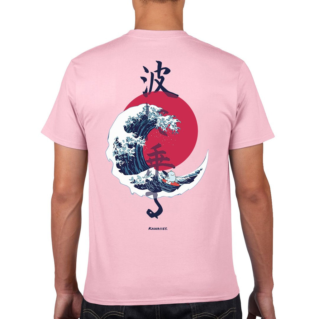 The Great Wave Blood Moon Sun Tato Tee - Kawaiies - Adorable - Cute - Plushies - Plush - Kawaii