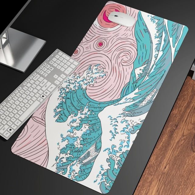 The Great Wave off Kanagawa Large Mouse Pad Collection - Kawaiies - Adorable - Cute - Plushies - Plush - Kawaii