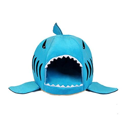 Warm Cosy Shark Pet Bed House - Kawaiies - Adorable - Cute - Plushies - Plush - Kawaii