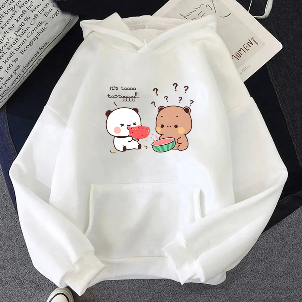 kawaiies-softtoys-plushies-kawaii-plush-Watermelon Bears Part-Cotton Hoodie Hoodies White S 