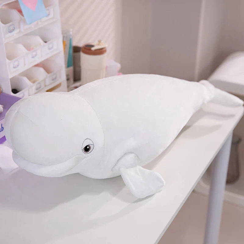 kawaiies-softtoys-plushies-kawaii-plush-White Beluga Blue Whale Shark 75cm Plushies Soft toy Whale Beluga 